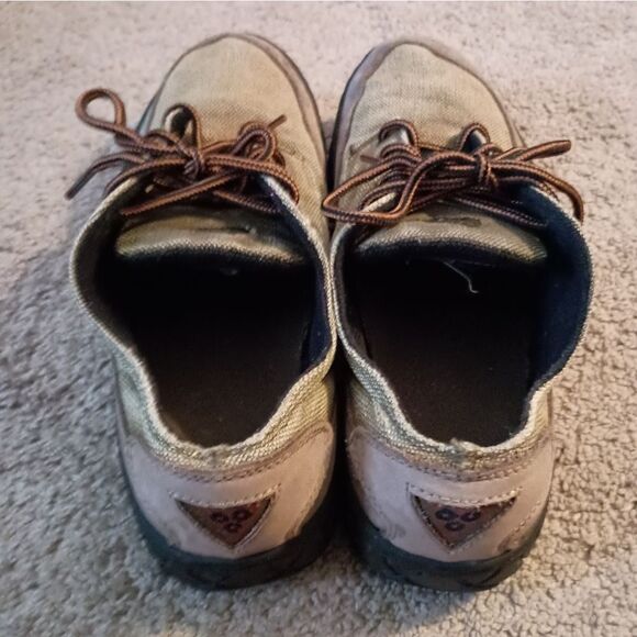 Vintage Nike ACG Zion Low Hiking Boot 90s Men’s 8.5 Olive Green Shoes 185056-301 - Picture 4 of 6